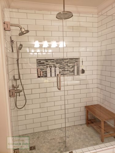Shower With Multiple Showerheads