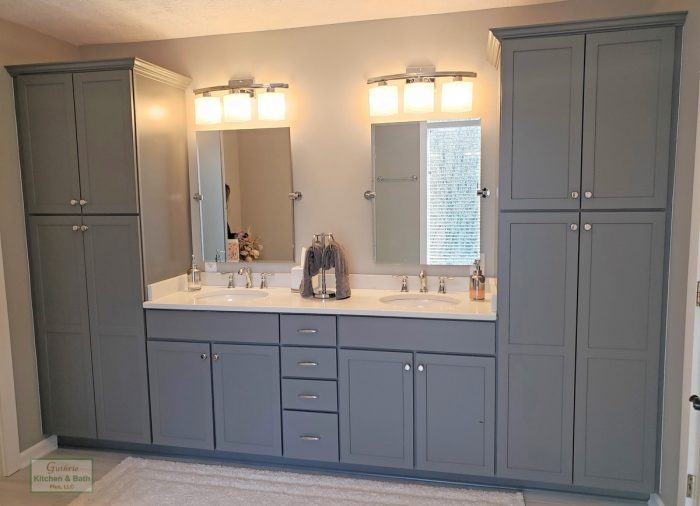 Gray Vanity Cabinet