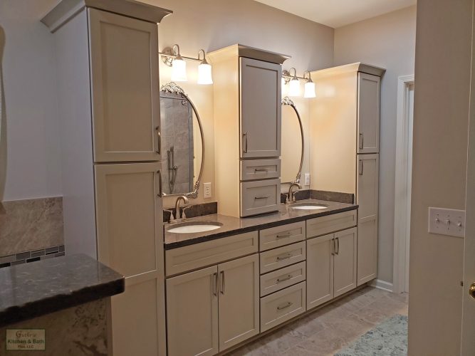 Vanity Cabinet With Tower Cabinets